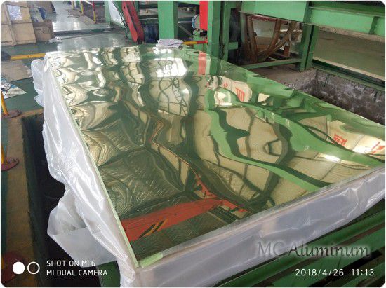 Aluminum mirror sheet