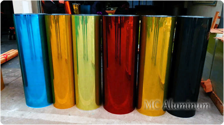 Color mirror aluminum sheet