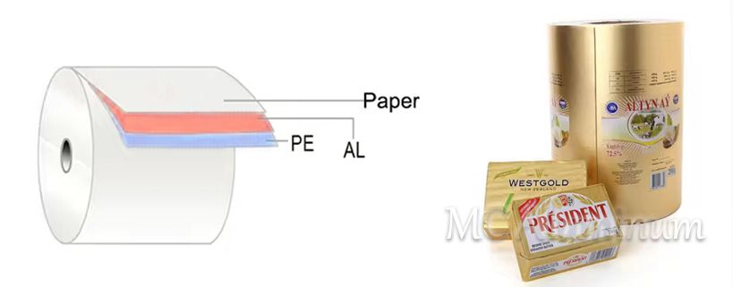 aluminum foil paper structure