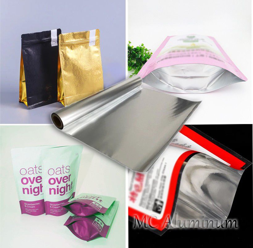 Aluminum foil for flexible packaging