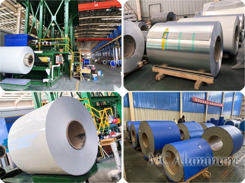 Pre-coated aluminum coil