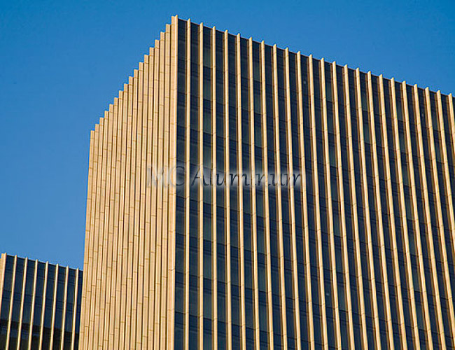 Curtain wall aluminum panels for building exterior walls