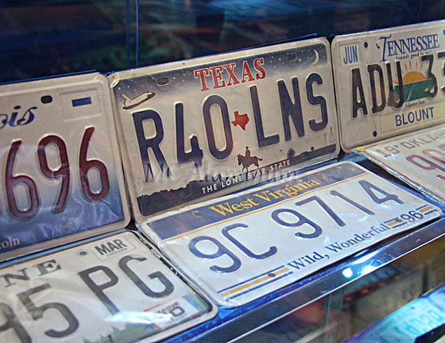 Aluminum plate manufacturers for automobile license plate