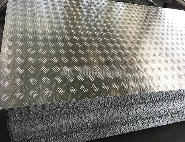 5083 patterned aluminum plate for ship deck anti-skid