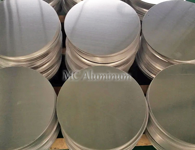 Aluminum discs for cooking utensils