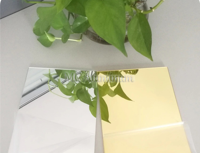 85% High Reflectivity Aluminum Mirror sheet