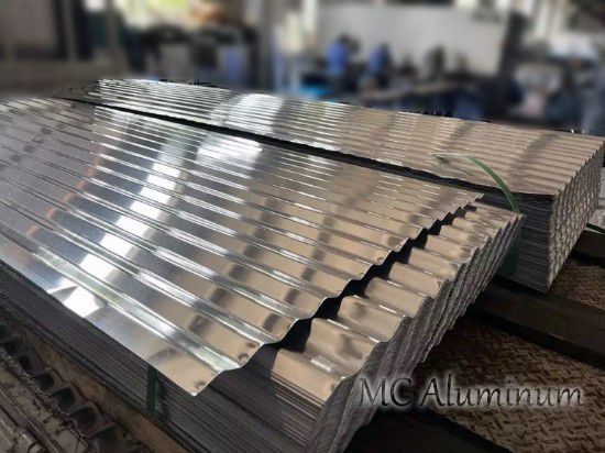 corrugated aluminum sheet