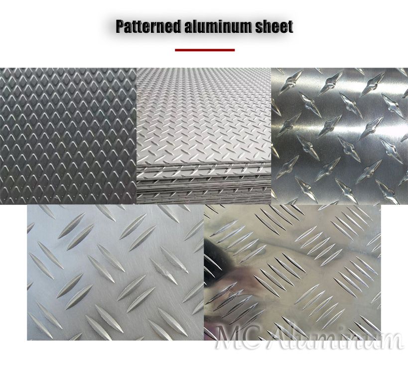 Anti-slip aluminum sheet