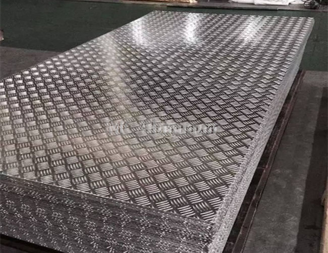 Marine grade patterned aluminum sheet